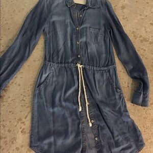 Splendid brand button down denim dress